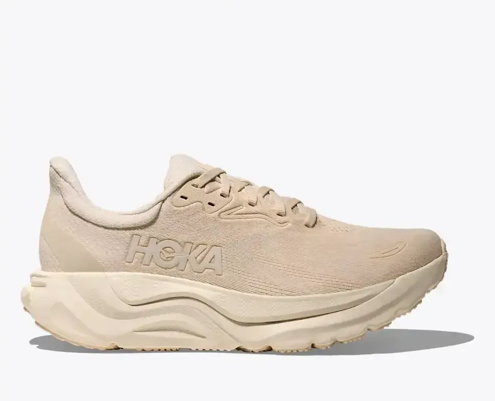 HOKA Arahi 8 Birch Alabaster (Women’s) - Road Running Shoes - front view