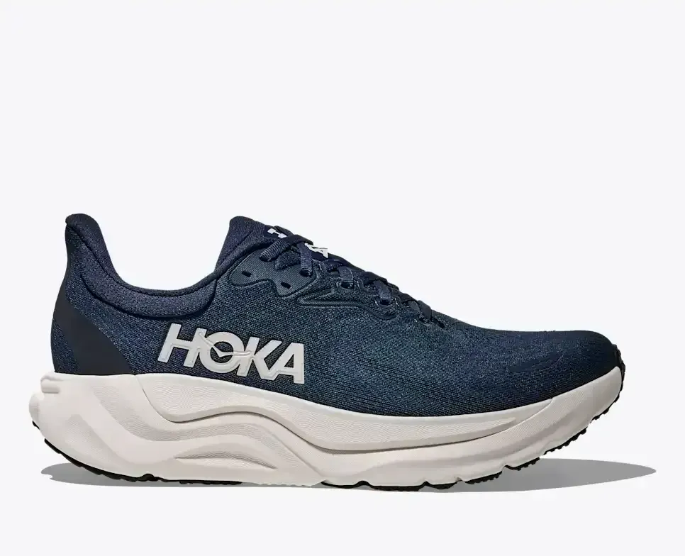 HOKA Arahi 8 Varsity Navy White - Men's Road Running Shoes & Trainers - front view