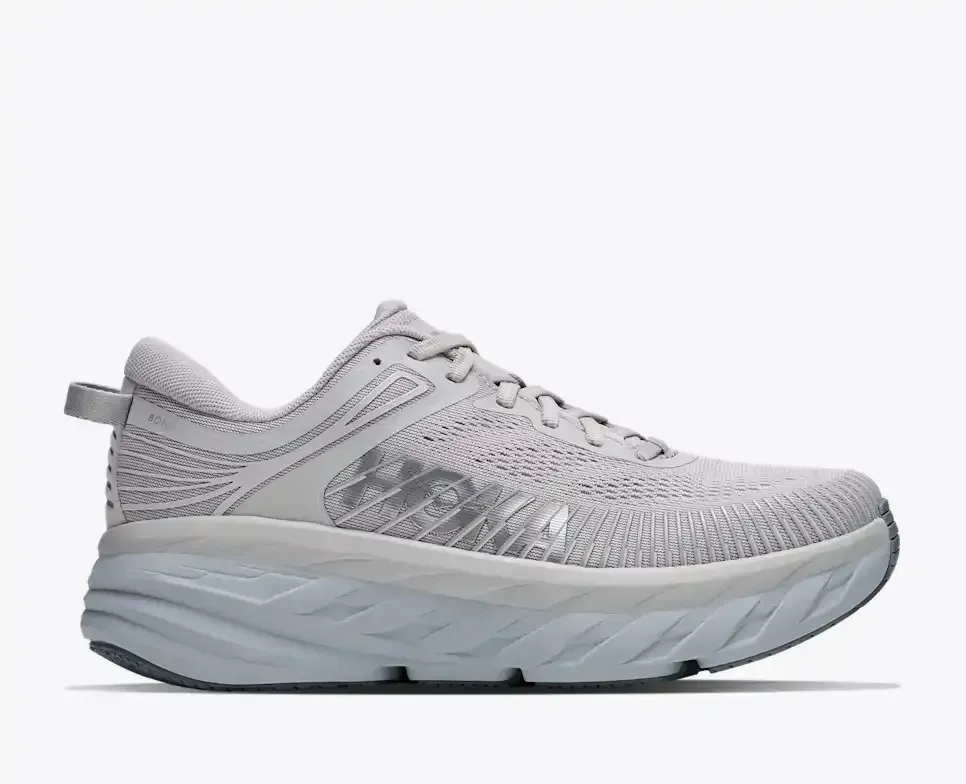 HOKA Bondi 7 Stardust Mineral Blue (Women’s) - Women's Running Shoes - front view