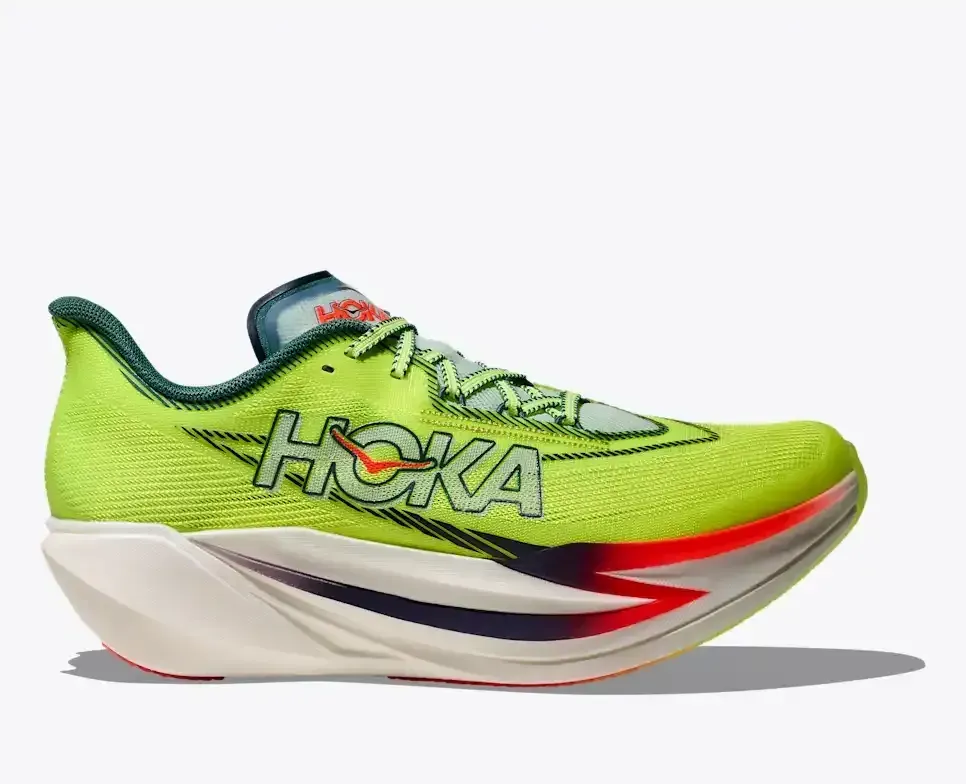 HOKA Cielo X1 3.0 Neon Yuzu/Thyme - Men's Road Running Shoes & Trainers - front view