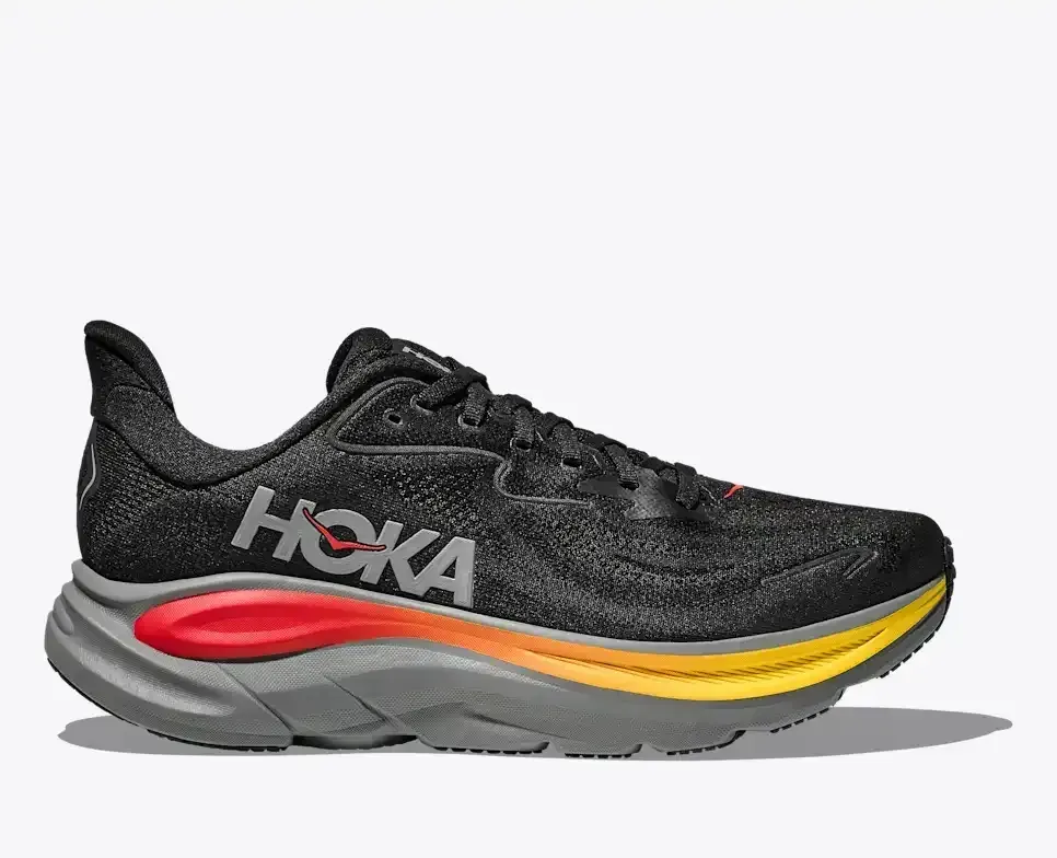 HOKA Clifton 10 Black Galactic Grey - Clifton 10 - front view