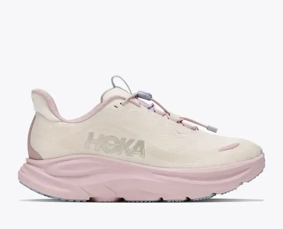 HOKA Clifton 11 GORE-TEX Alabaster Pink Opal (Women’s) - Road Running Shoes - front view