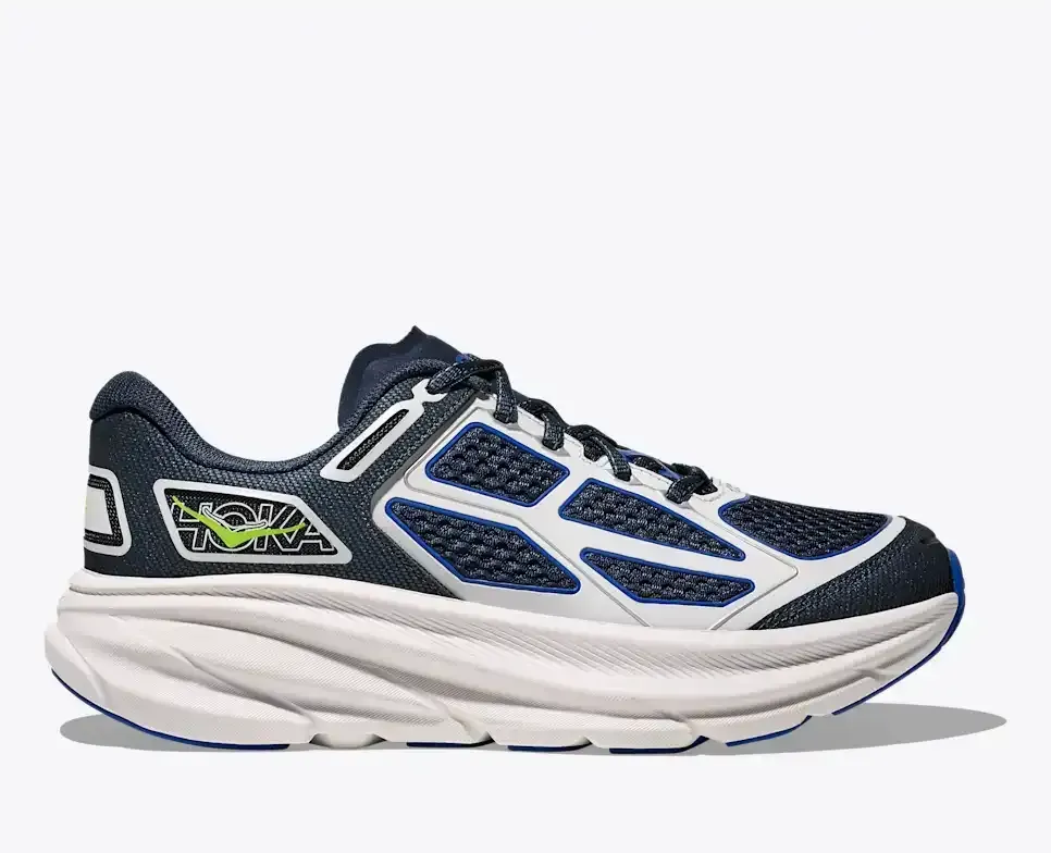 HOKA Clifton One9 Varsity Navy White - Men's Running Shoes & Trainers - front view