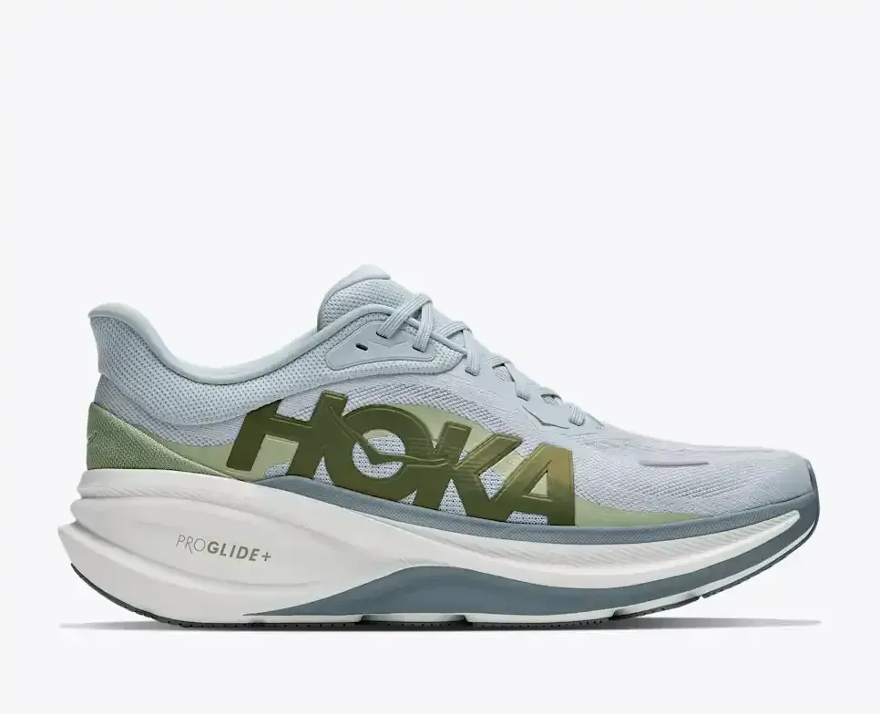 HOKA Clifton PRO Mineral Blue Sprouted Green - Clifton PRO - front view