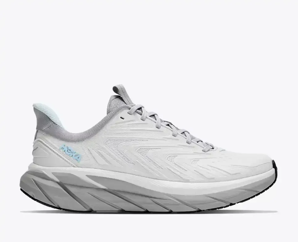 HOKA Clifton UTL Cosmic Grey Stellar Grey (Women’s) - Women's Running Shoes - front view