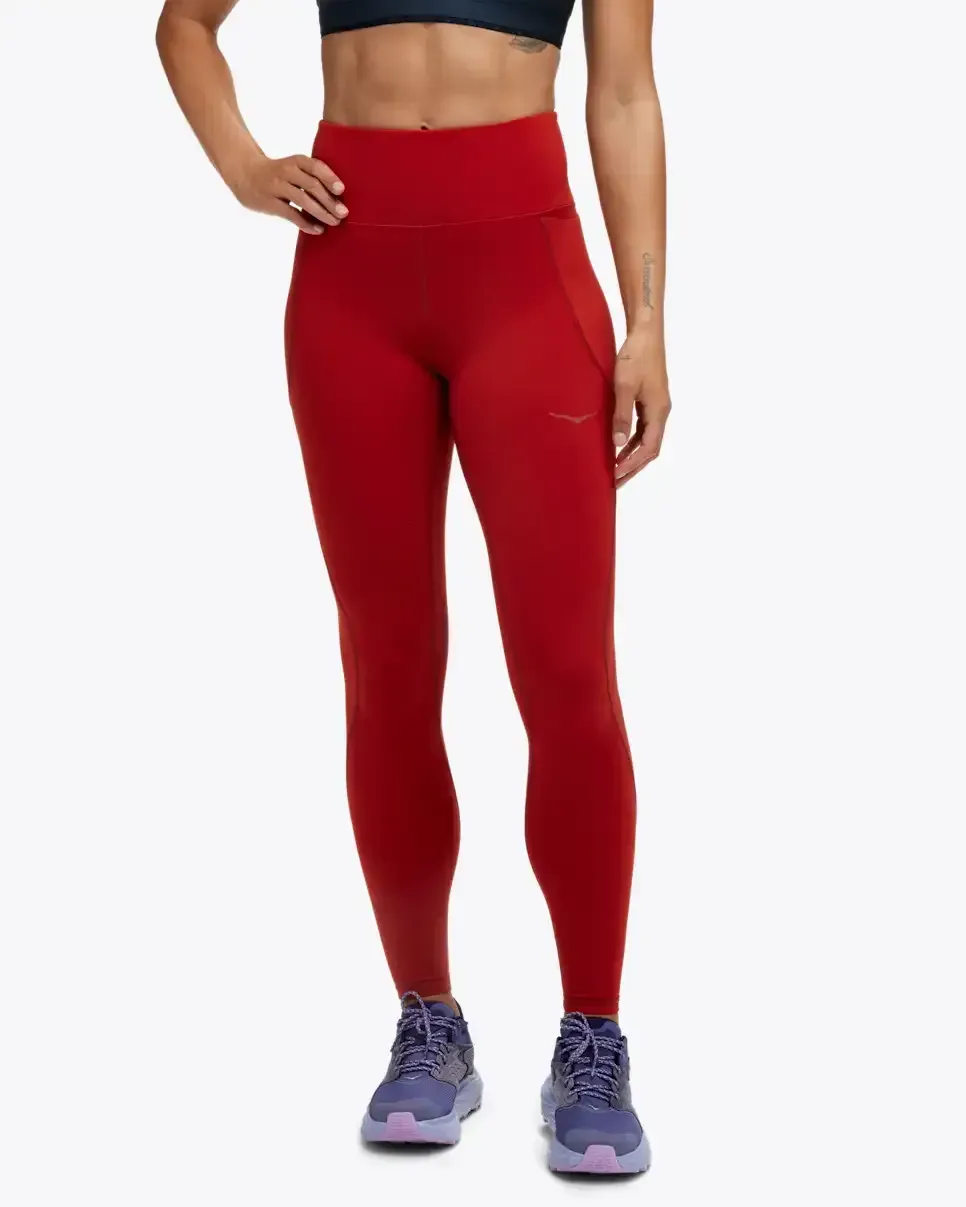 HOKA Elaro Knit Tight 27″ Rust - HOKA Lifestyle Shoes - front view