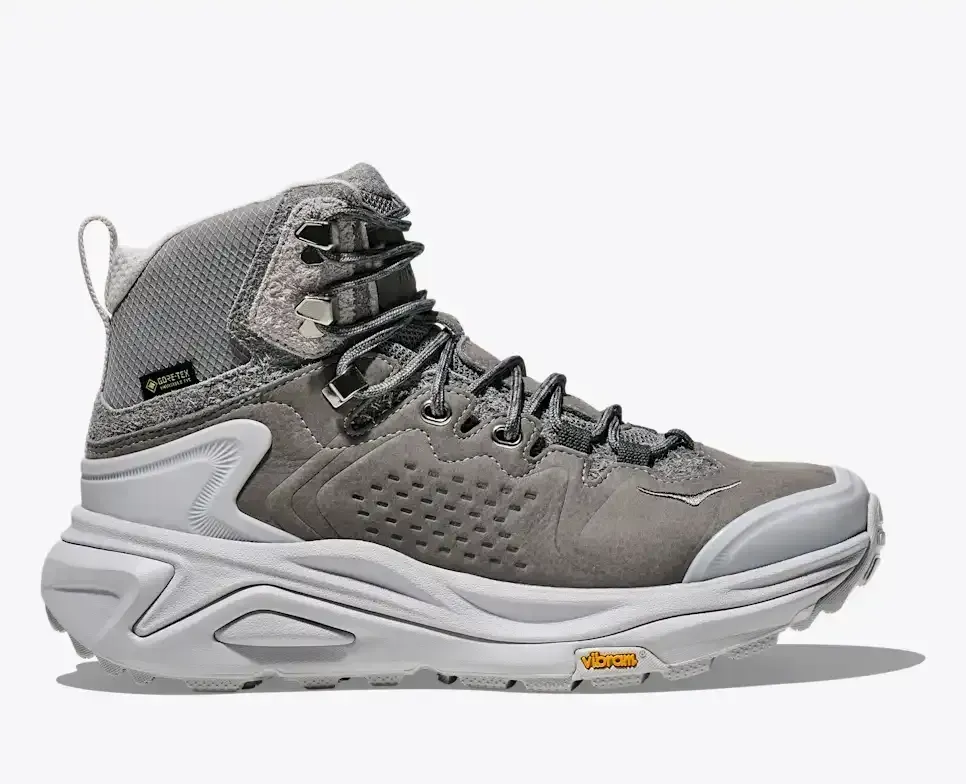 HOKA Elite Terrain System Kaha 3 GORE-TEX Galactic Grey Cosmic Grey - Men's Running Shoes & Trainers - front view