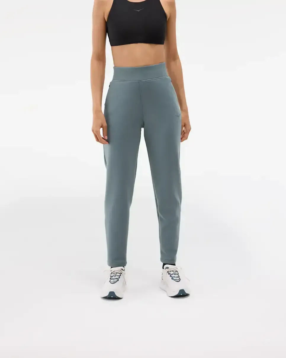 HOKA Essential Recovery Pant Slate Blue (Women’s) - Ladies Running Shorts, Leggings & Trousers - front view