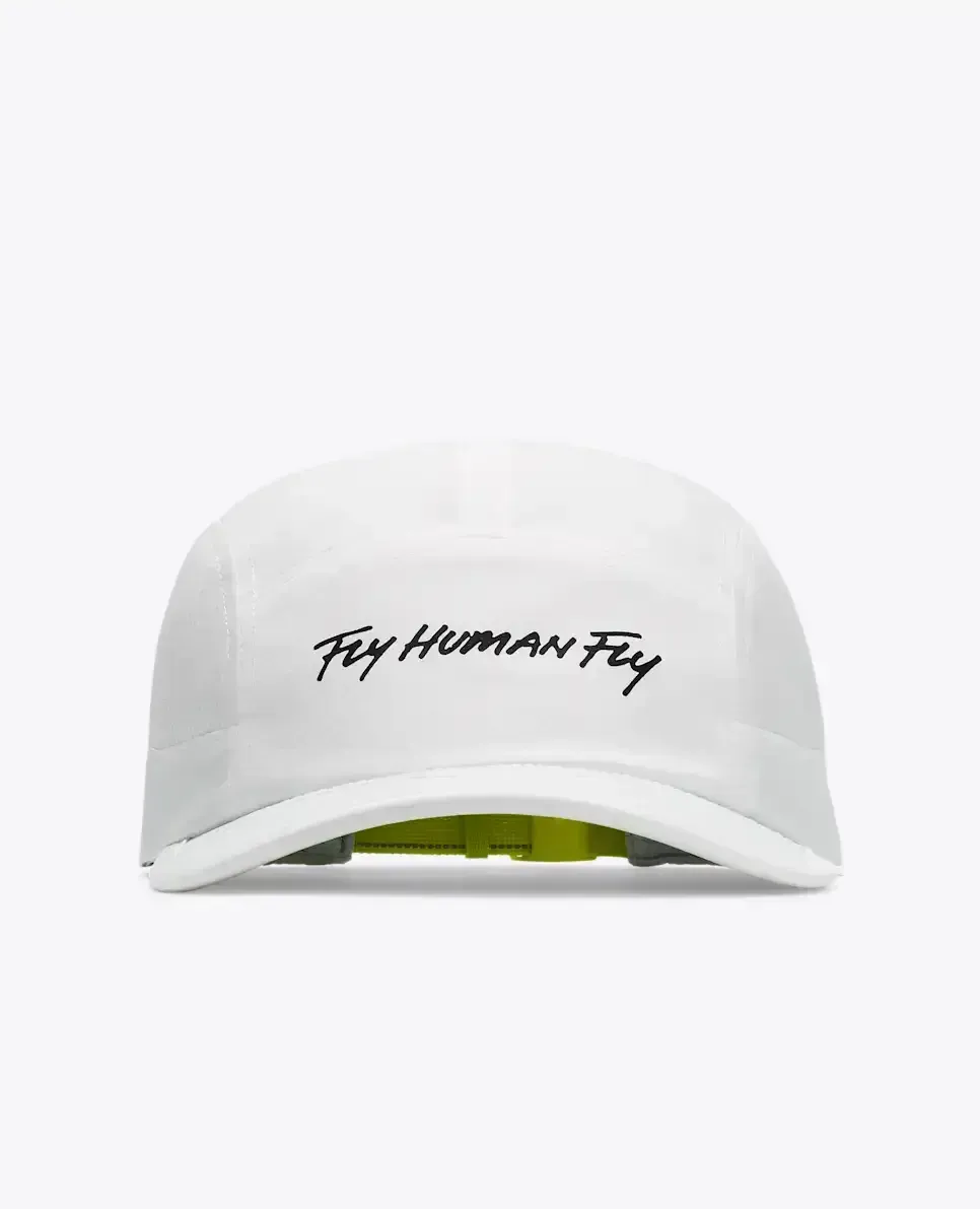 HOKA HOKA Run Hat White Multi - Men's HOKA Exclusives - front view