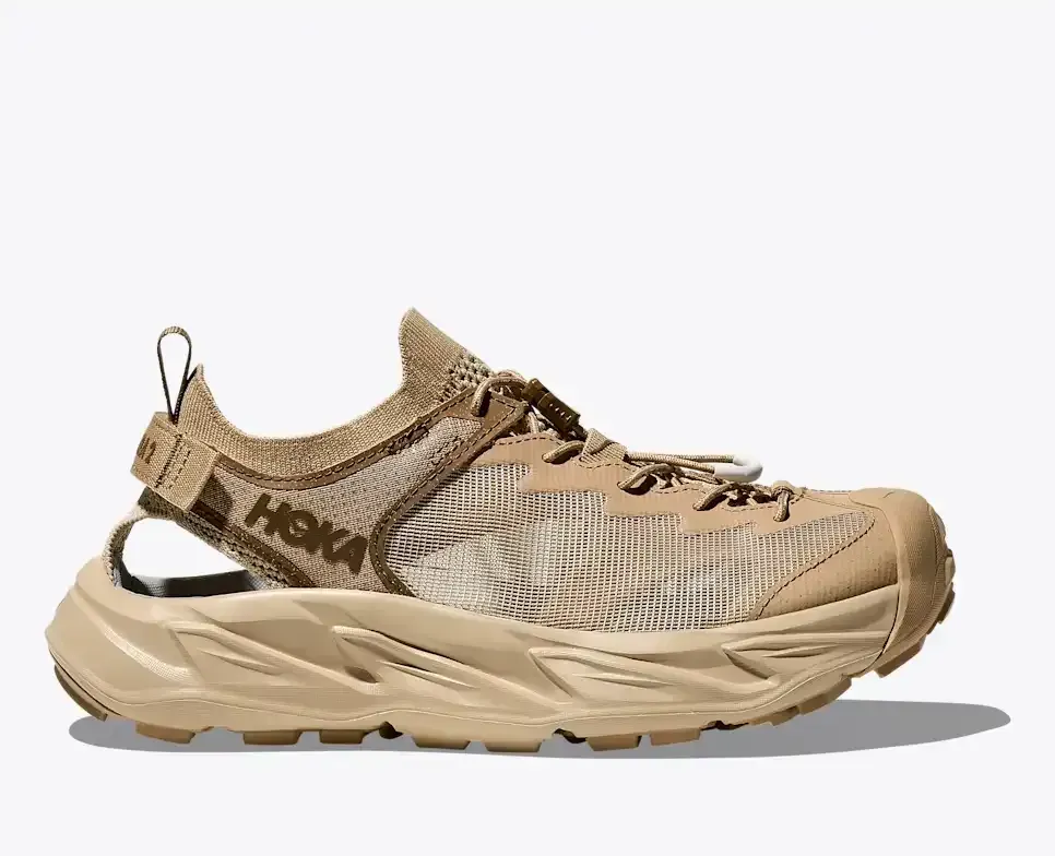 HOKA Hopara 2 Khaki Cream (Women’s) - Hiking Boots & Shoes - front view