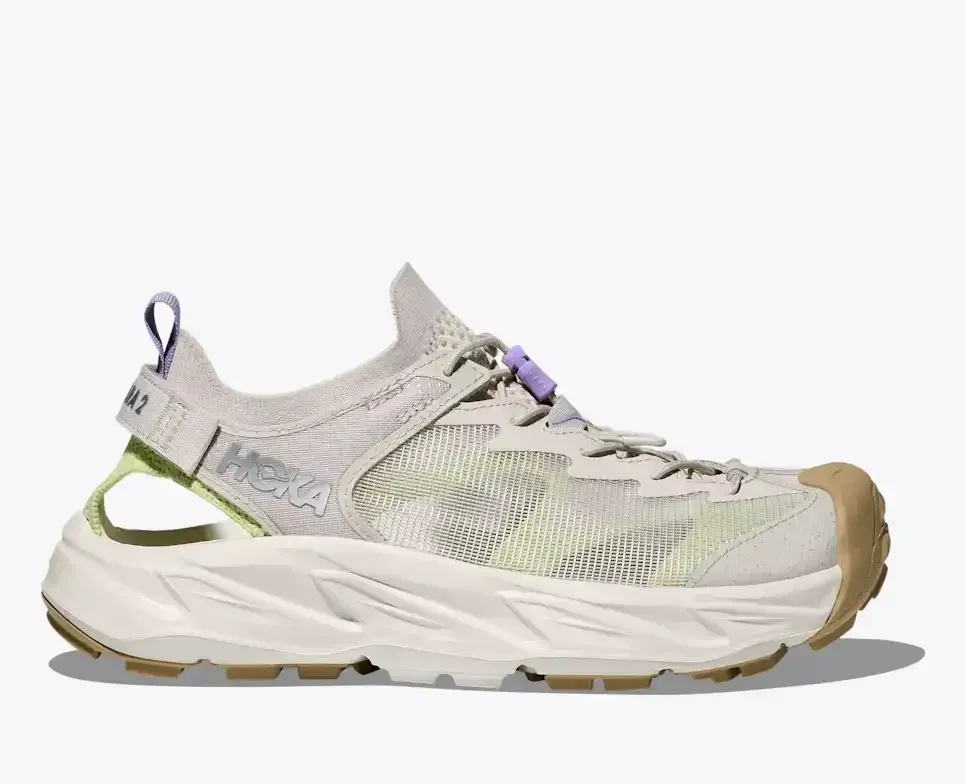 HOKA Hopara 2 Stucco Alabaster (Women’s) - Hiking Boots & Shoes - front view