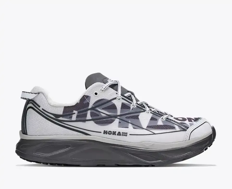 HOKA Huaka Pro Cosmic Grey Satellite Grey - Men's Running Shoes & Trainers - front view