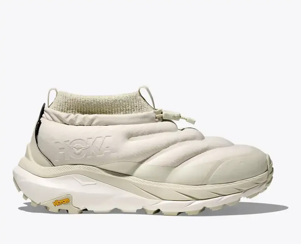 HOKA Kaha 2 Frost Moc GORE-TEX Truffle Salt White - Men's Running Shoes & Trainers - front view