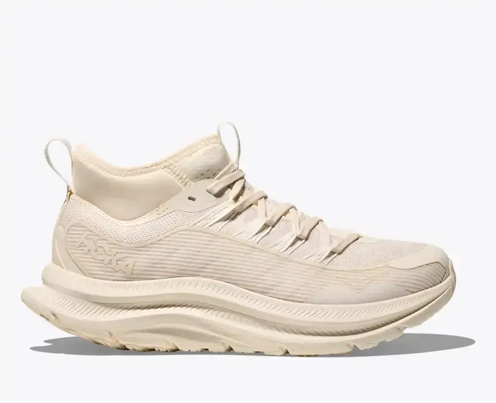HOKA Kawana Mid Alabaster (Women’s) - Women's Running Shoes - front view