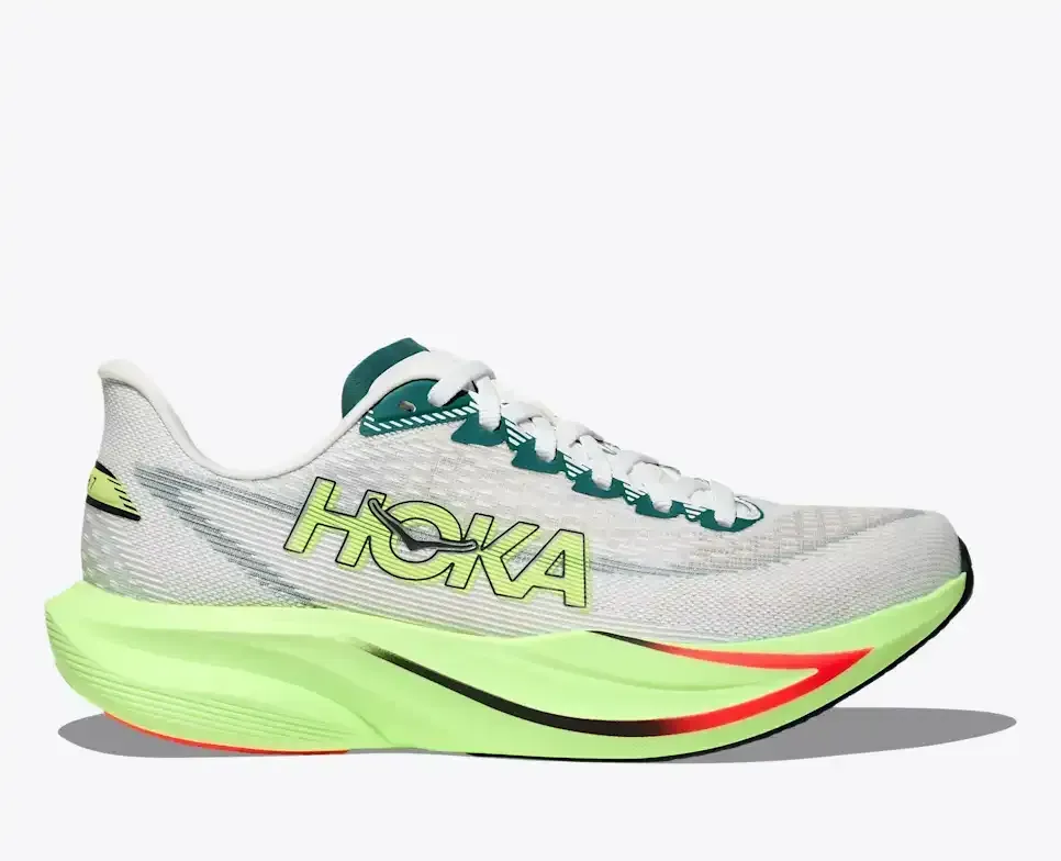 HOKA Mach 7 Frost Neon Yuzu (Women’s) - Road Running Shoes - front view