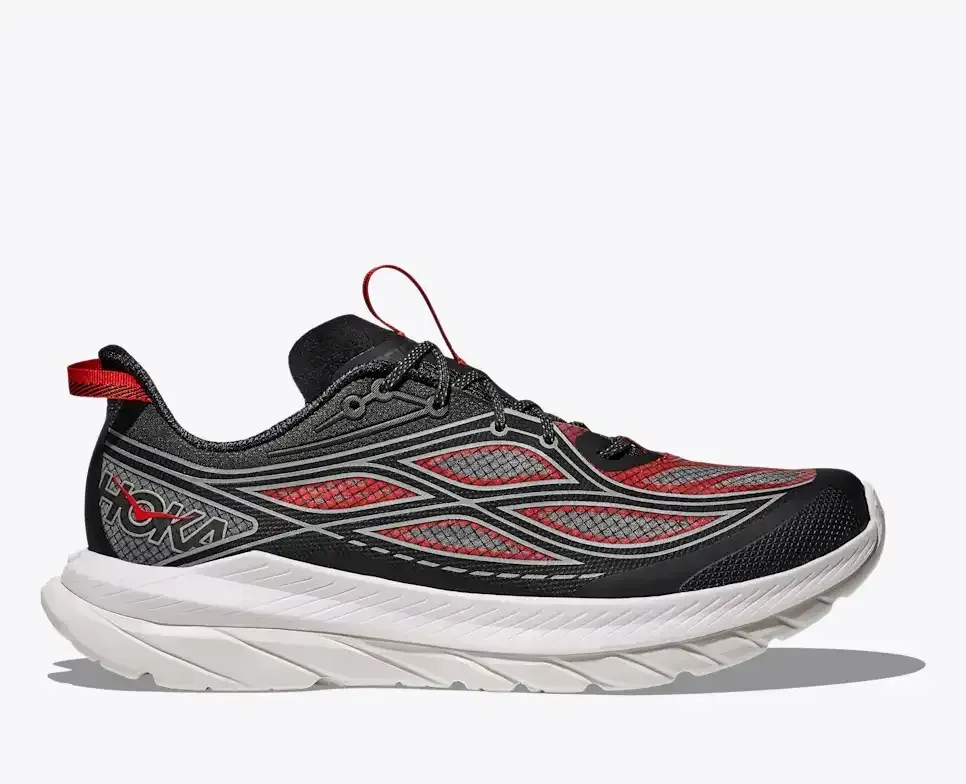 HOKA Mach Remastered Carbon Black Habanero - Men's Running Shoes & Trainers - front view