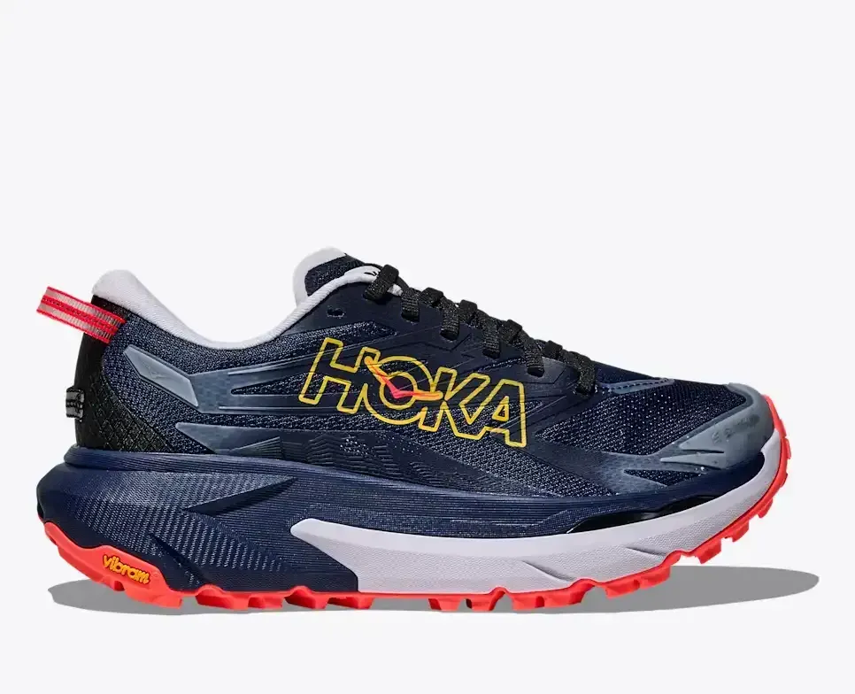 HOKA Mafate 5 Midnight Blue Starlight Glow (Women’s) - Trail Running Shoes - front view