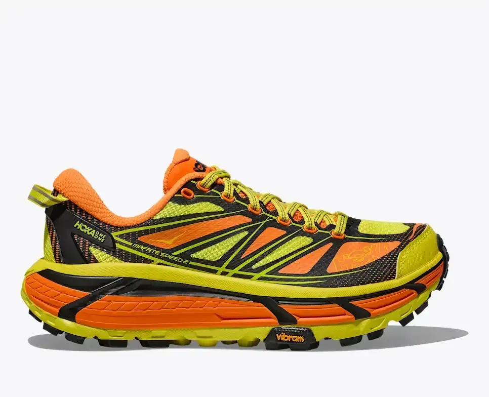 HOKA Mafate Speed 2 Electric Tangerine - Men's Road Running Shoes & Trainers - front view