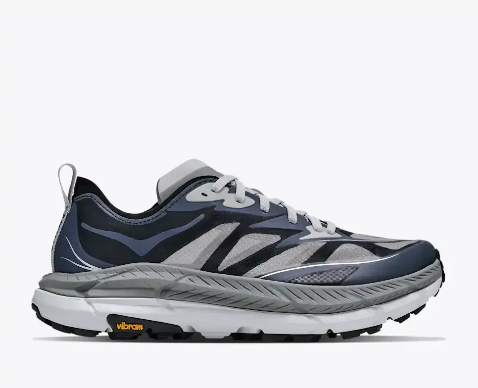 HOKA Mafate Speed 4 Lite Black Stardust - Men's Running Shoes & Trainers - front view