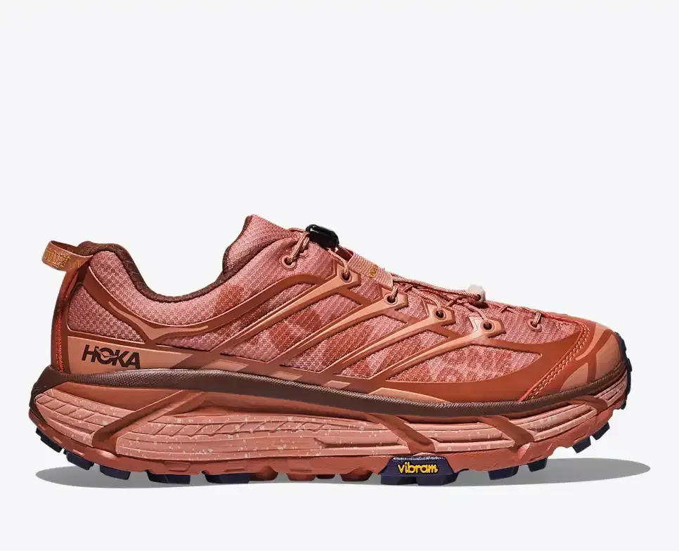HOKA Mafate Three2 Hot Sauce Earthenware - Men's Running Shoes & Trainers - front view