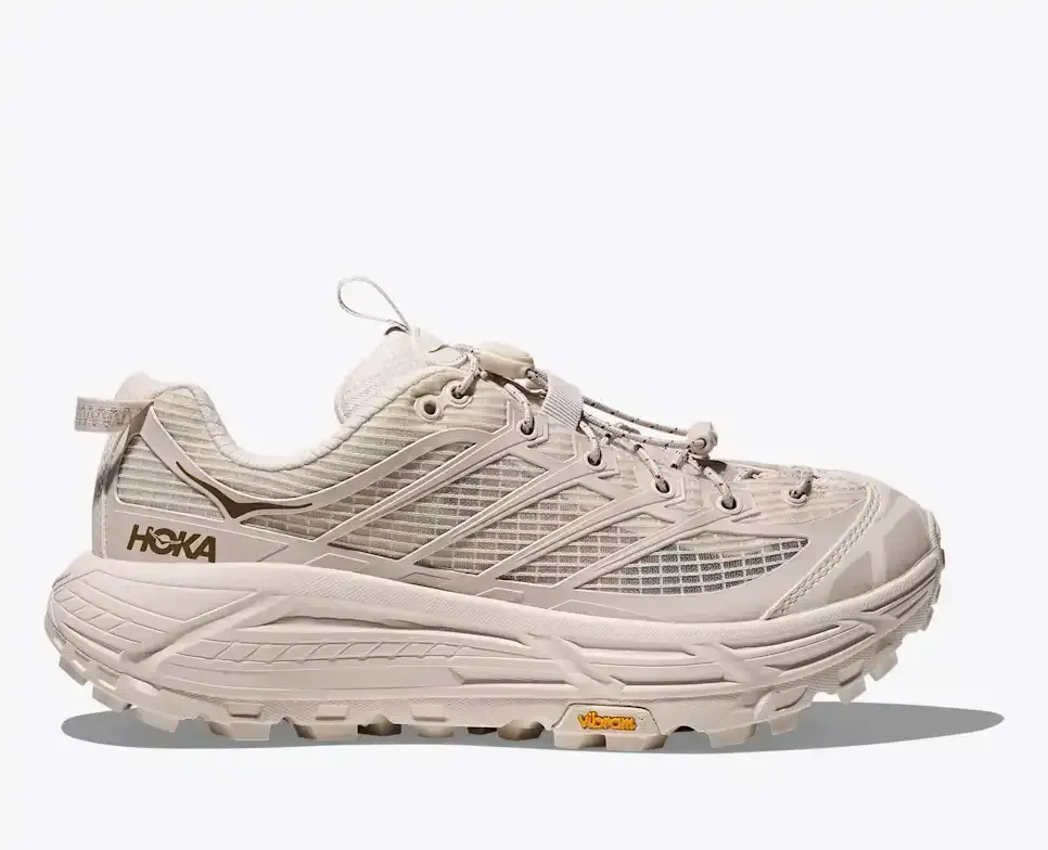 HOKA Mafate Three2 Rose Cream Stucco - Men's Running Shoes & Trainers - front view