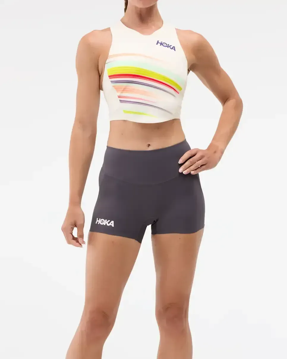 HOKA Race Day Fitted 2.5″ Short Squid Ink (Women’s) - Ladies Running Shorts, Leggings & Trousers - front view