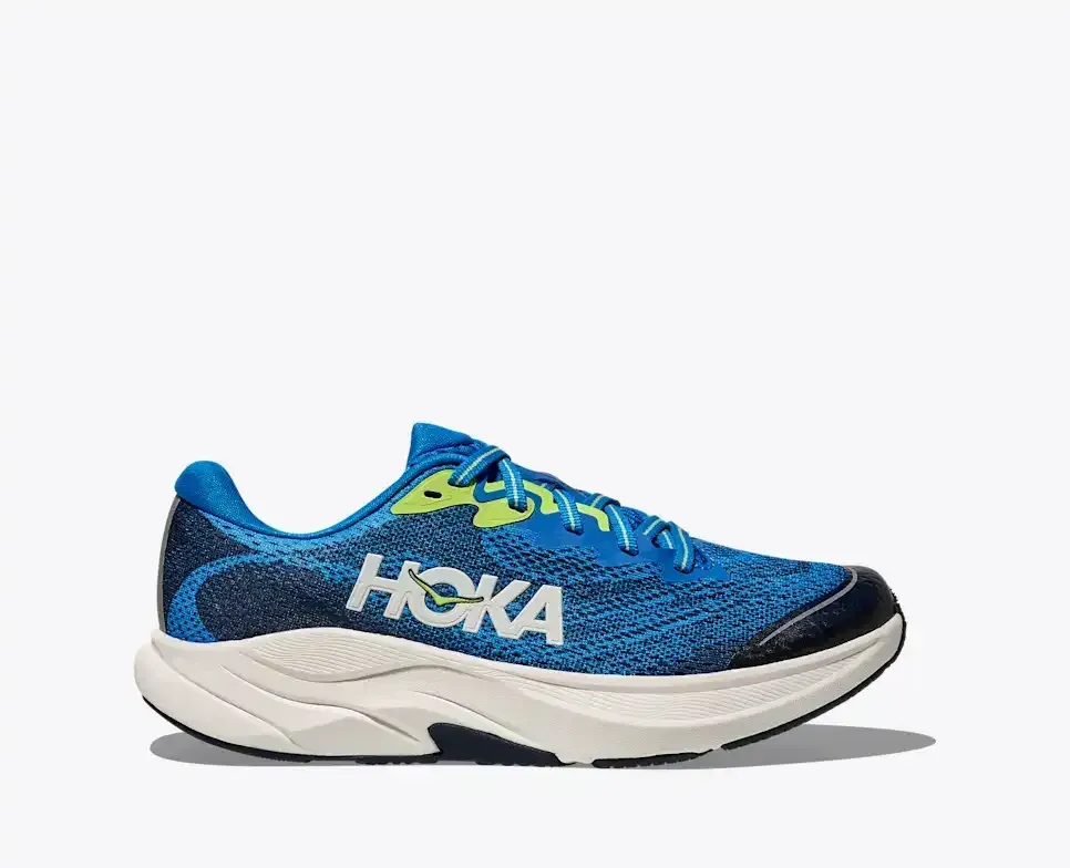 HOKA Rincon 4 Electric Cobalt Varsity Navy (GS) - Big Kids - front view