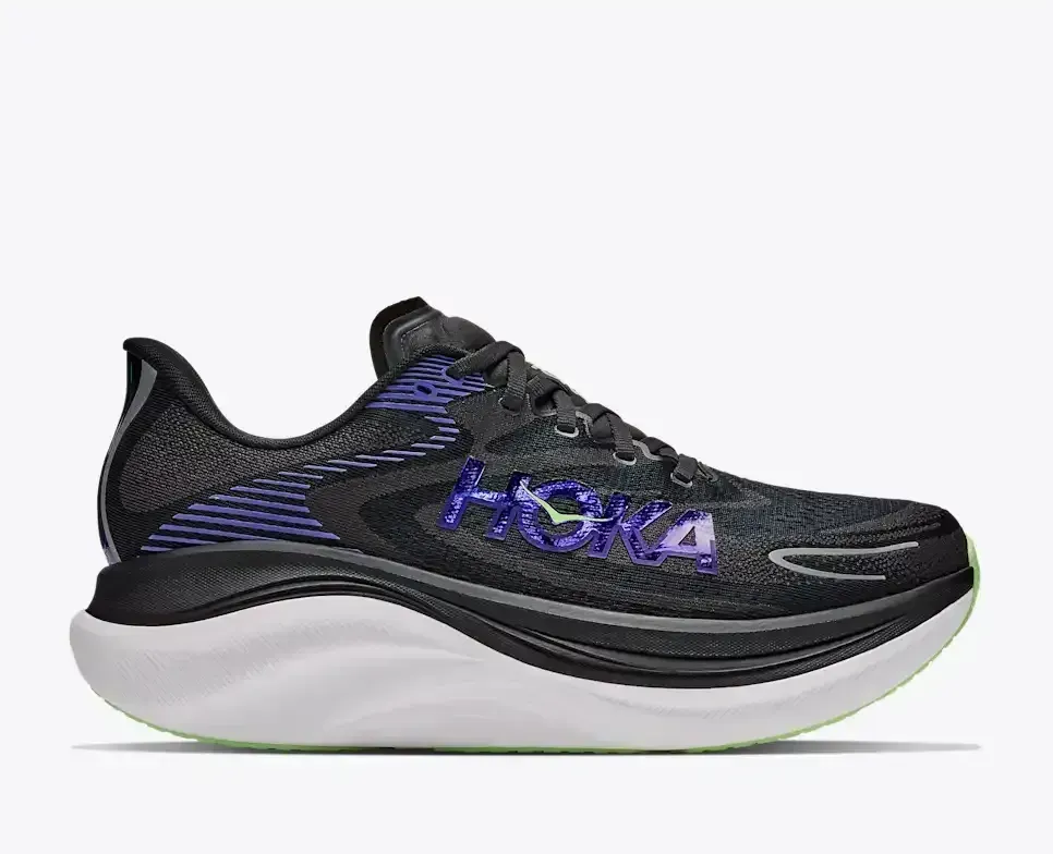 HOKA Skyward X 2 Carbon Black Neon Nebula - Men's Road Running Shoes & Trainers - front view