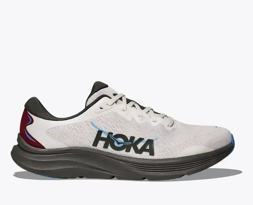 HOKA Solimar 2 Grout Asphalt Grey - Men's Running Shoes & Trainers - front view