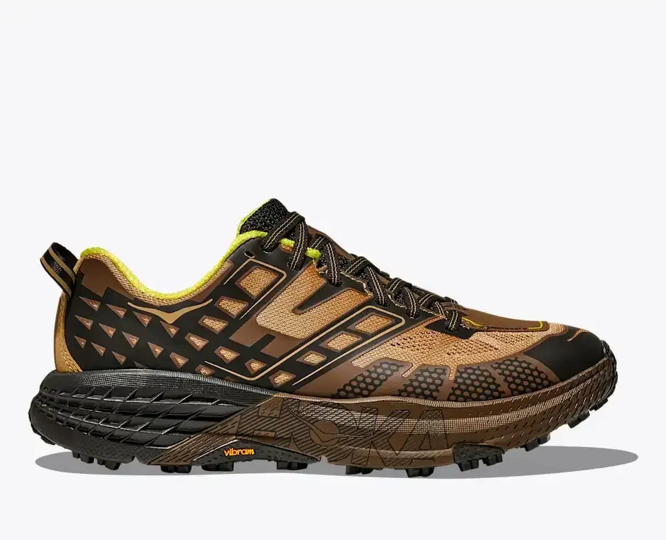 HOKA Speedgoat 2 Dark Chocolate Black - Men's Running Shoes & Trainers - front view