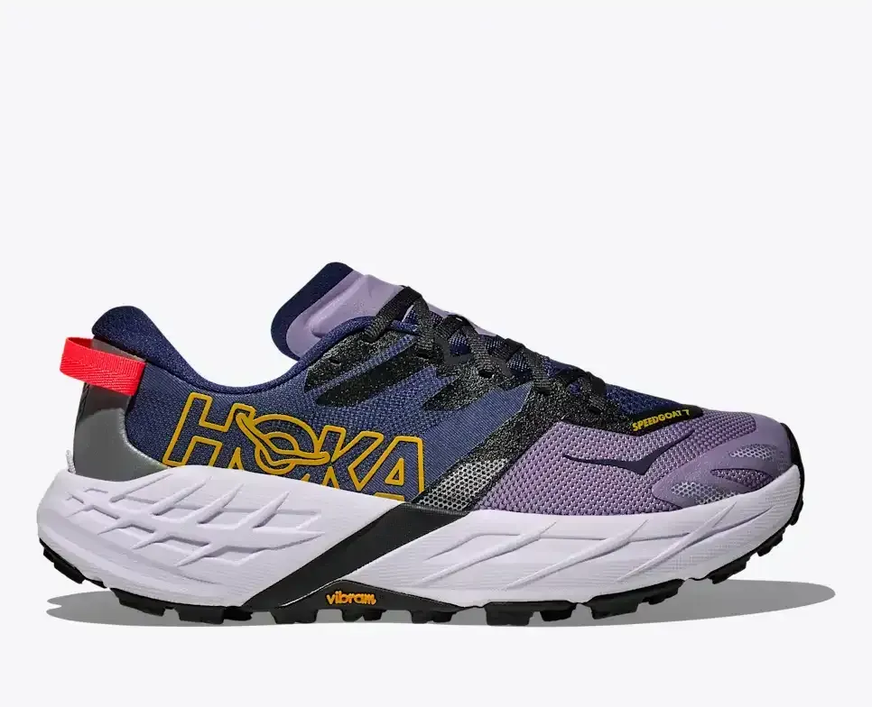 HOKA Speedgoat 7 Berry Jam Starlight Glow (Women’s) - Trail Running Shoes - front view
