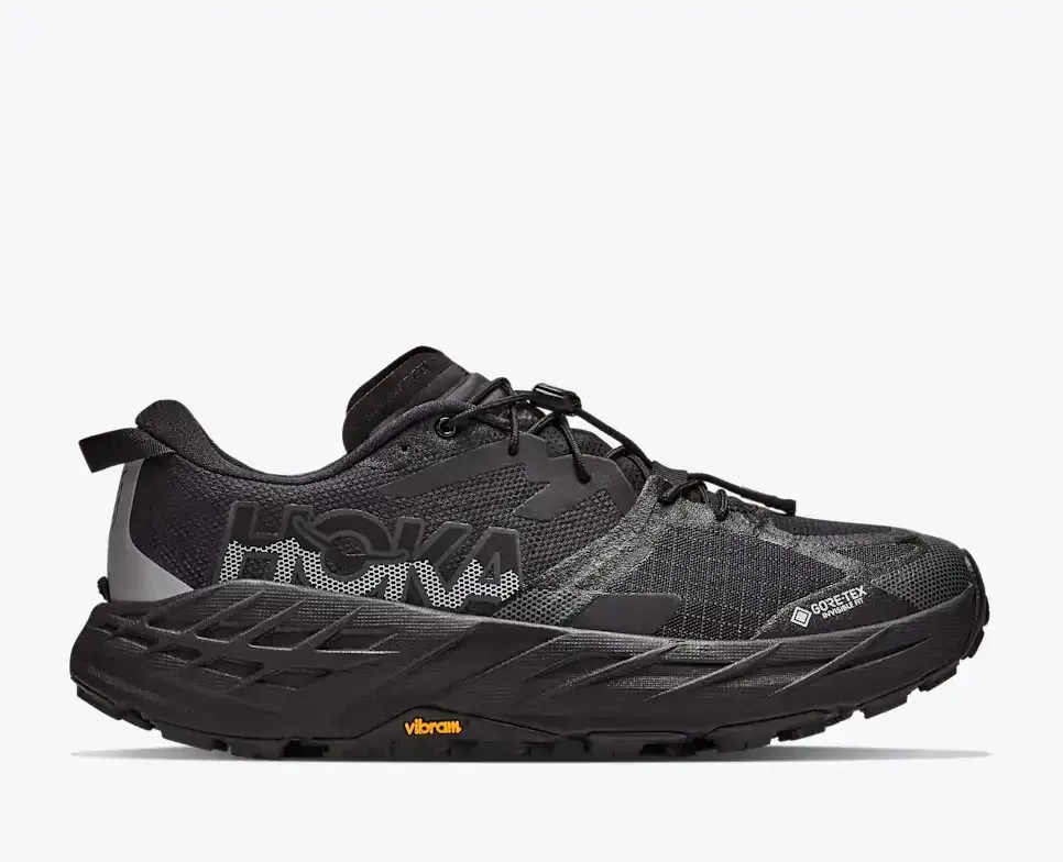 HOKA Speedgoat 7 GORE-TEX® Black Carbon Black - Men's Running Shoes & Trainers - front view