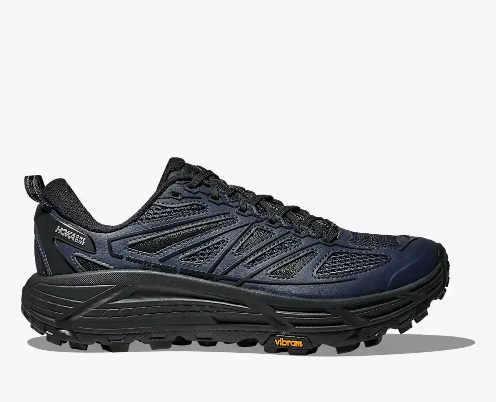HOKA Stealth/Tech Mafate Speed 2 Varsity Navy Black - Men's Running Shoes & Trainers - front view