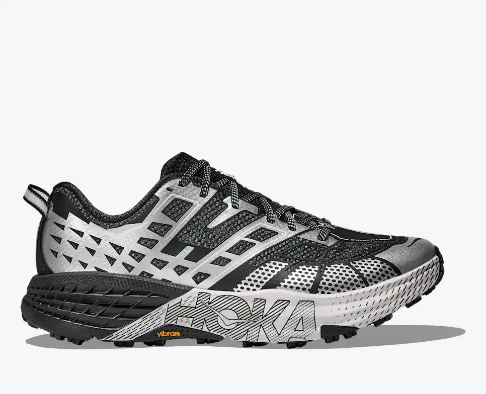 HOKA Stealth/Tech Speedgoat 2 Black Stardust - Men's Running Shoes & Trainers - front view