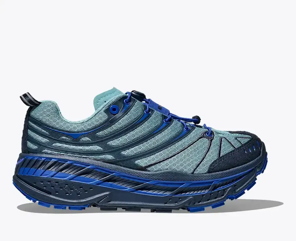 HOKA Stinson Evo OG Varsity Navy Sea Water - Men's Running Shoes & Trainers - front view