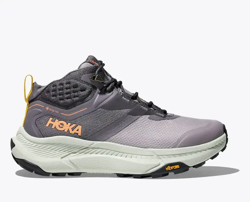 HOKA Transport Hike GORE-TEX Grey Skies Sea Glass (Women’s) - Women's Running Shoes - front view