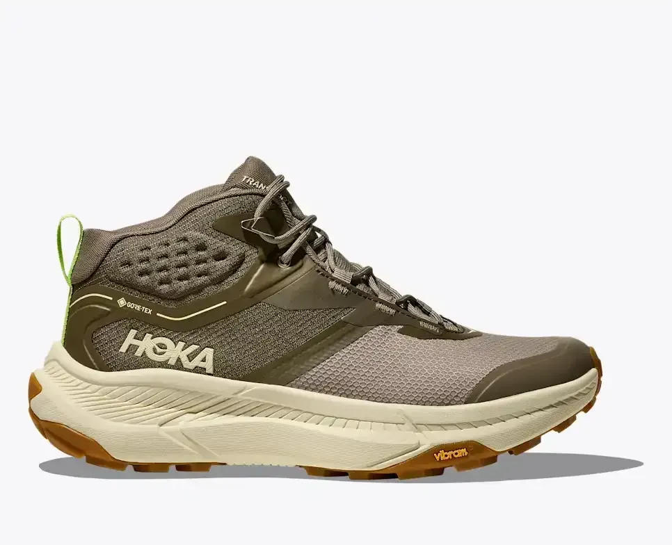 HOKA Transport Hike GORE-TEX Light Roast Eggshell - Men's Running Shoes & Trainers - front view