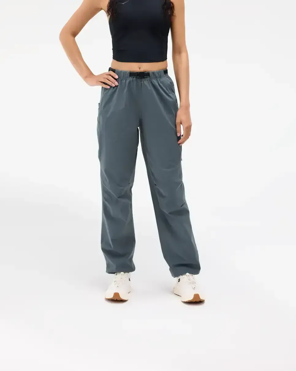 HOKA Woodland Hike Pant Black (Women’s) - Ladies Running Shorts, Leggings & Trousers - front view